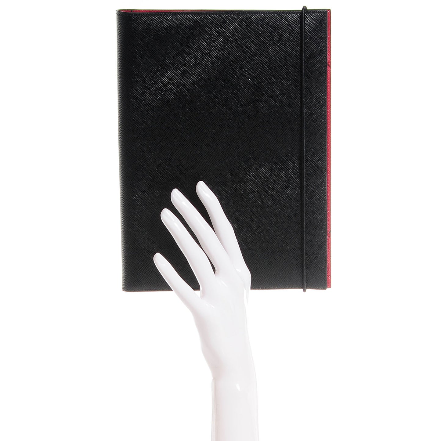 Saffiano Notepad Cover Case Nero Black
