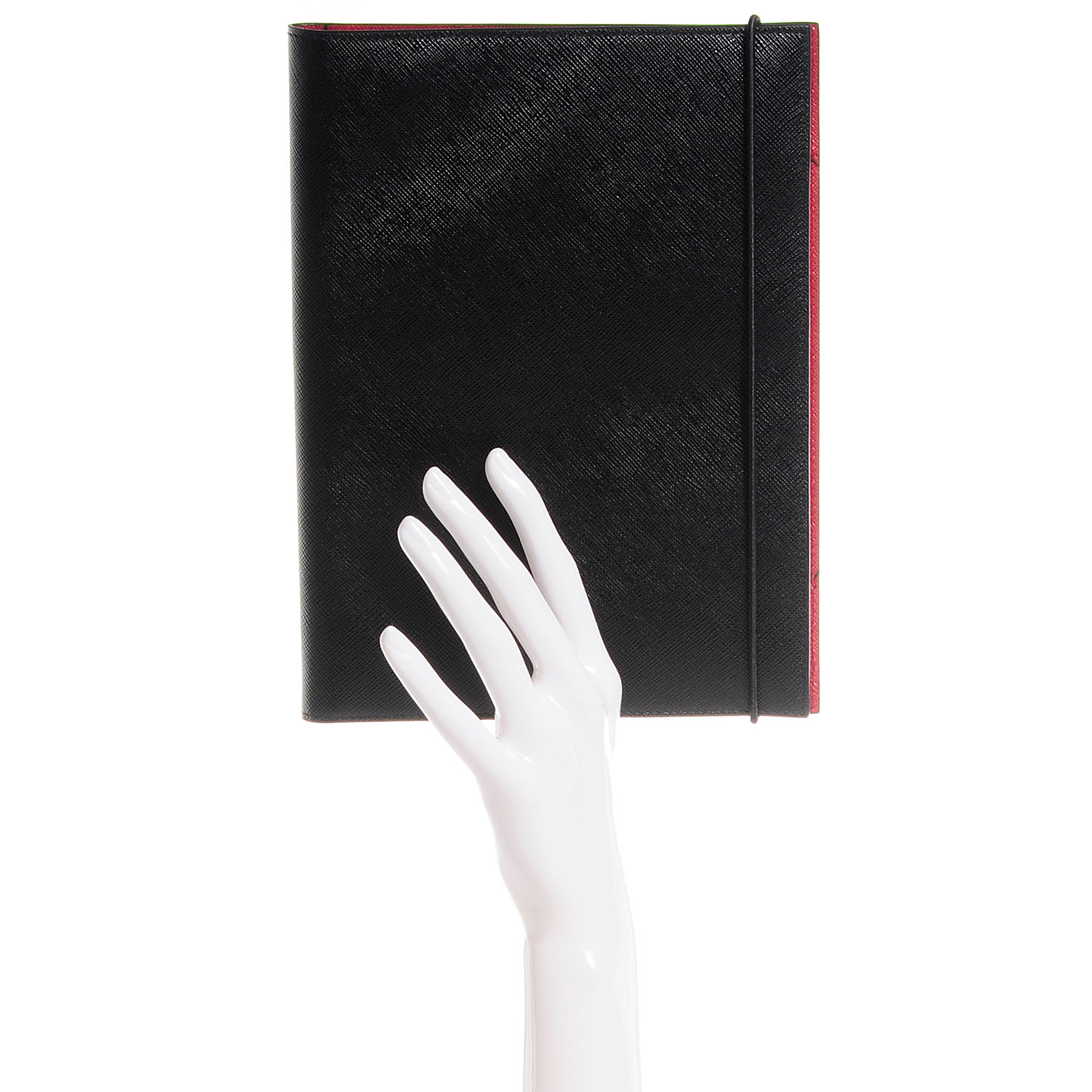 Prada Saffiano Notepad Cover Case Nero Black 2 of 6