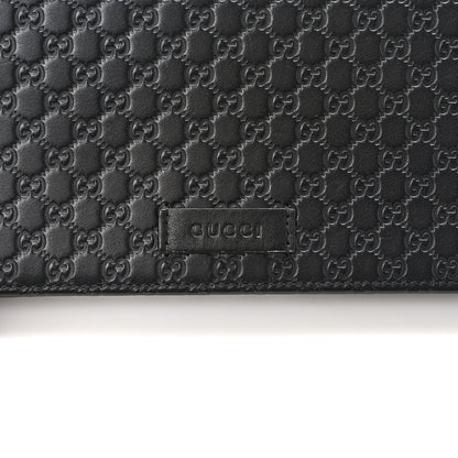 Gucci Microguccissima Crossbody Wallet Black 6 of 9