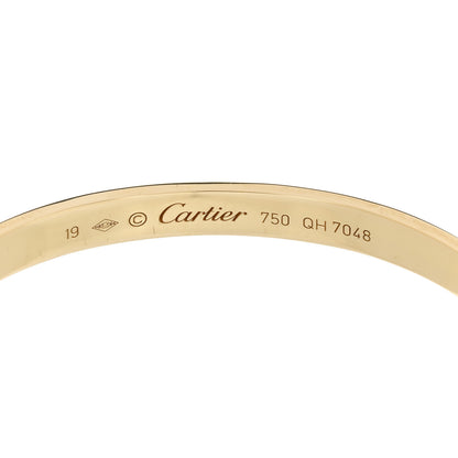 Cartier 18K Yellow Gold LOVE Cuff Bracelet 19 3 of 4
