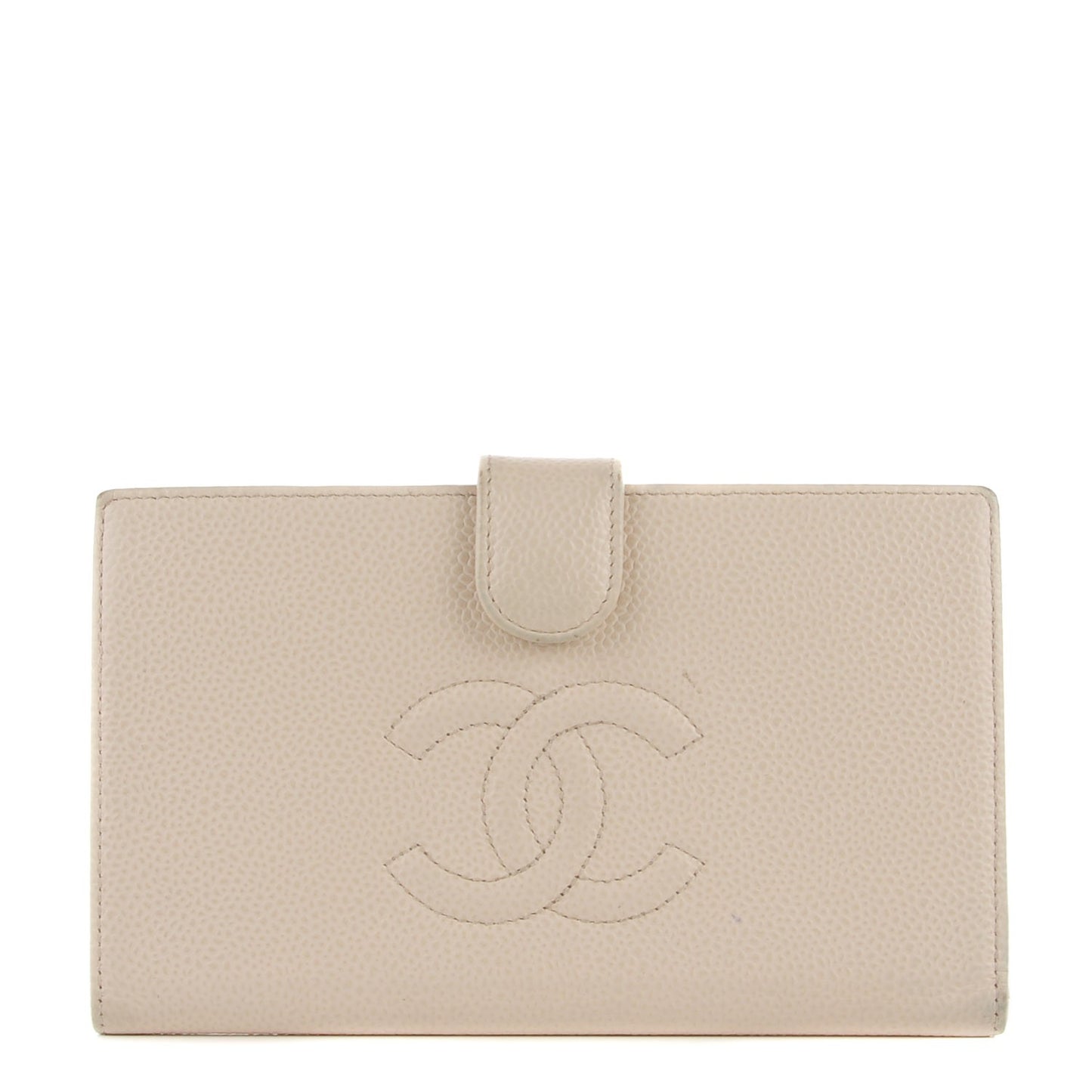 Caviar CC French Wallet White