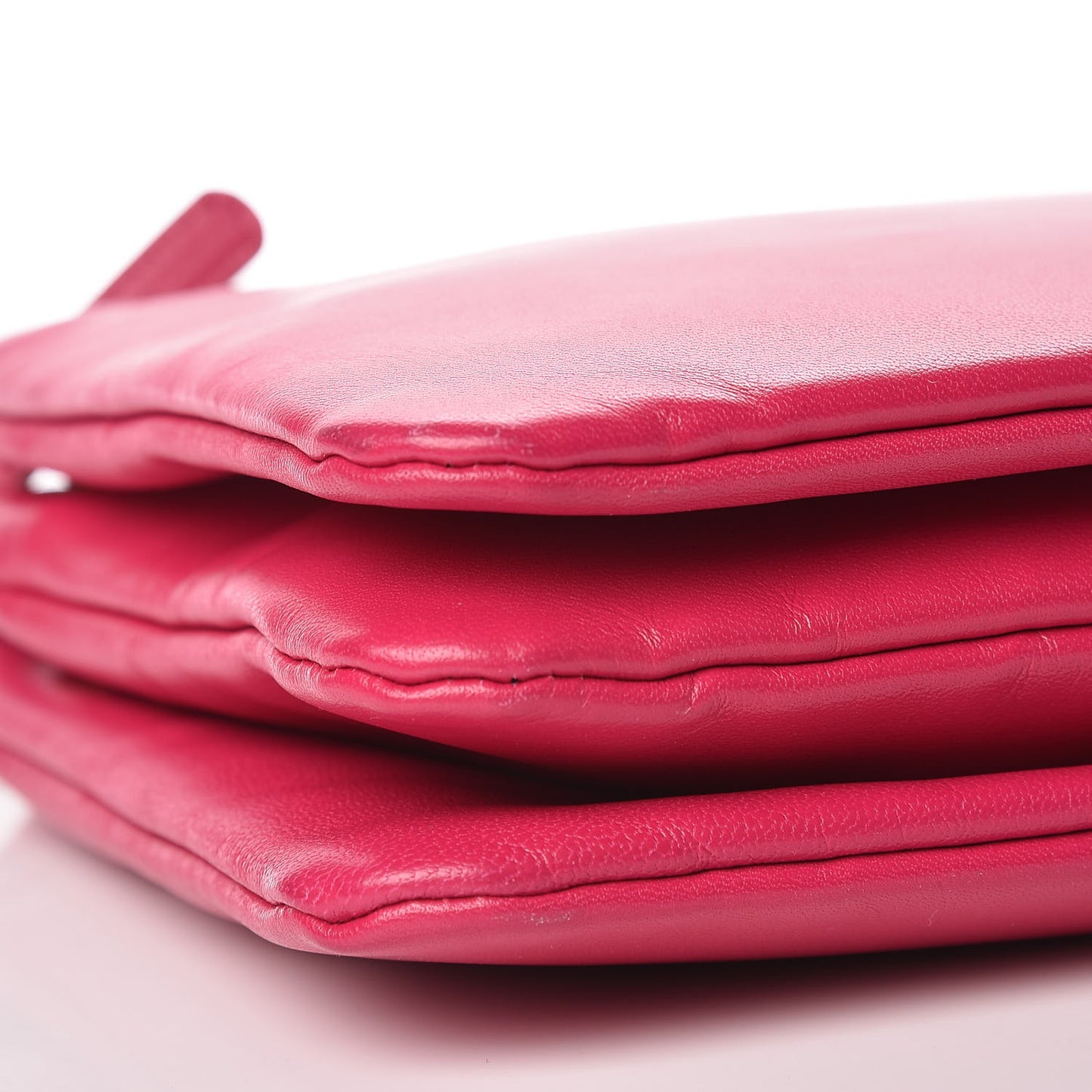 Lambskin Small Trio Crossbody Bag Pink