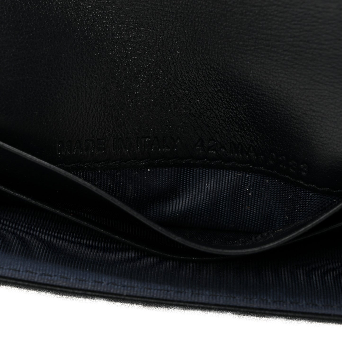 Oblique Saddle Card Holder Blue