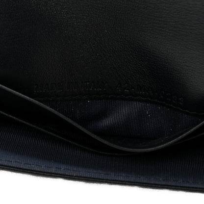 Christian Dior Oblique Saddle Card Holder Blue 7 of 8