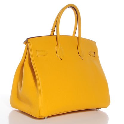 Hermes Togo Birkin 35 Jaune 3 of 10