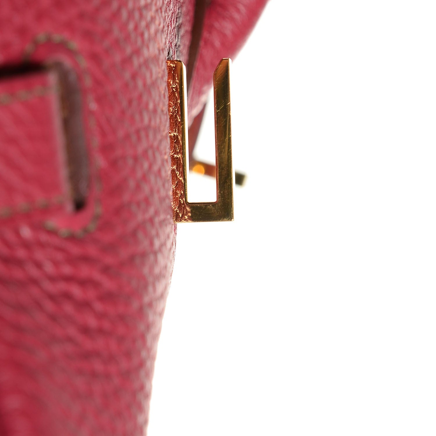 Hermes Togo Eclat Horseshoe Birkin 35 Rubis Vert Veronese 25 of 30