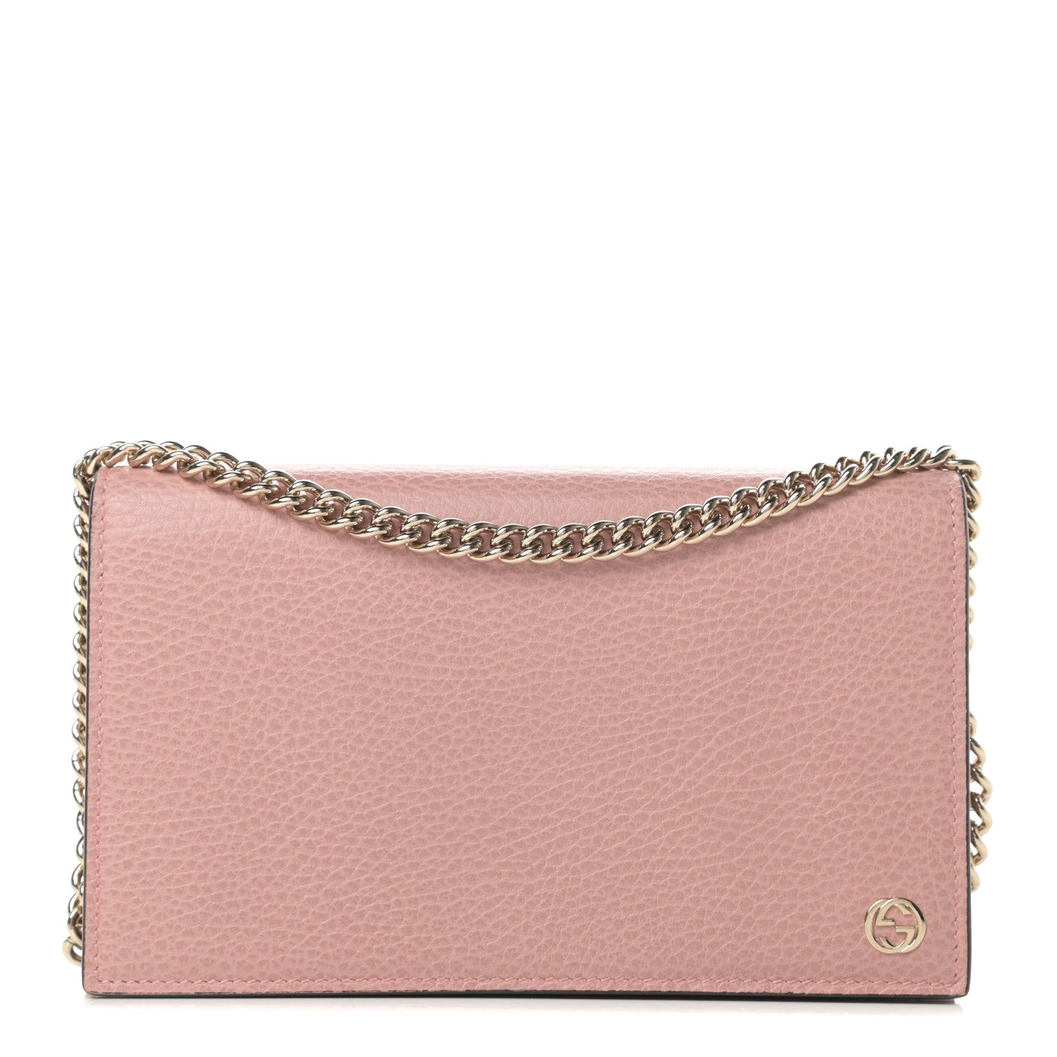 Gucci Dollar Calfskin Medium Betty Chain Wallet Soft Pink 1 of 11