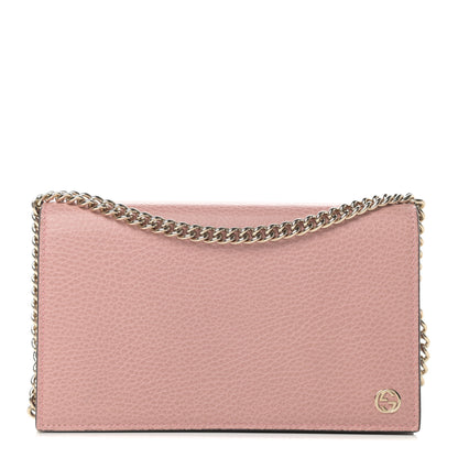 Gucci Dollar Calfskin Medium Betty Chain Wallet Soft Pink 1 of 11