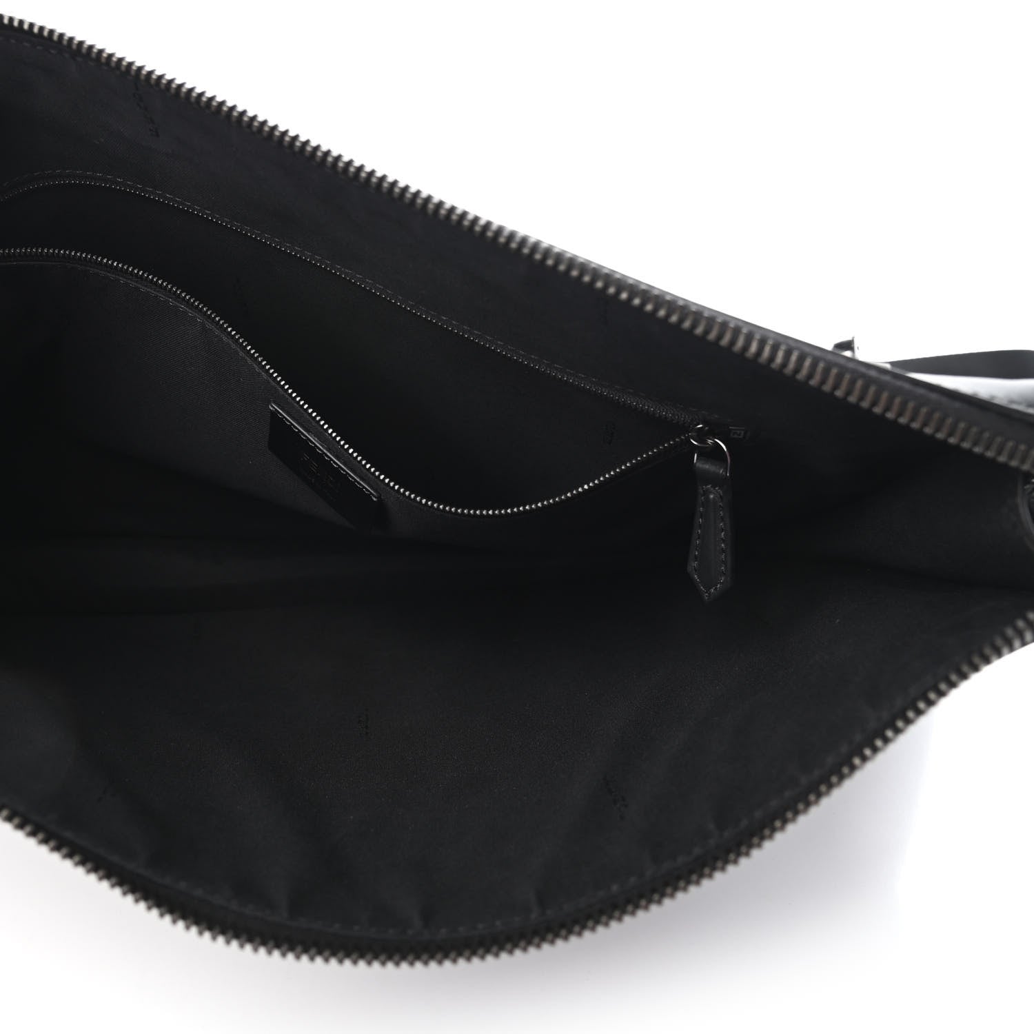 Fendi Vitello Century Grace FF Embossed Messenger Black 5 of 10