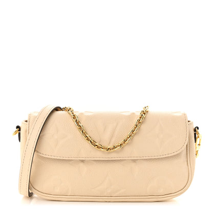 Louis Vuitton Empreinte Monogram Giant Ivy Wallet On Chain Cream 1 of 11