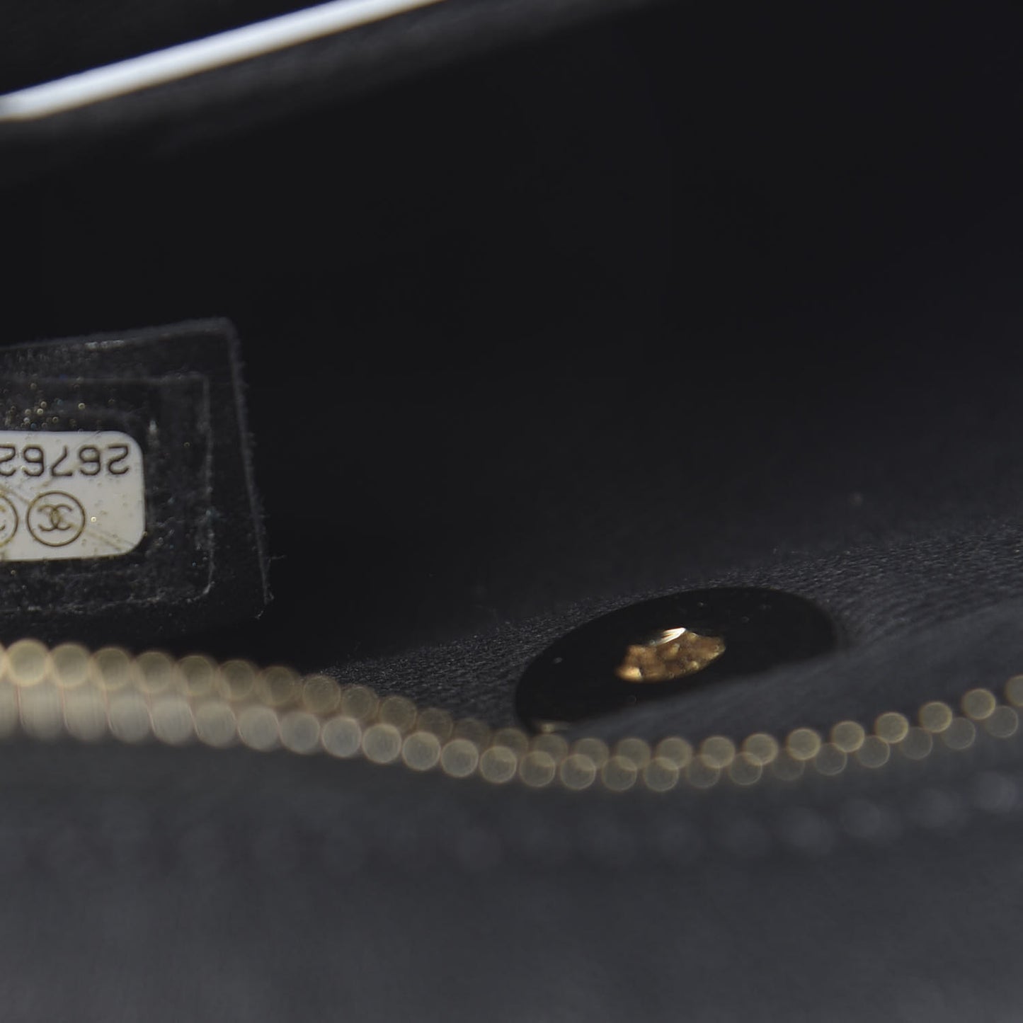 Goatskin Quilted Small Casual Trip Camera Case Black