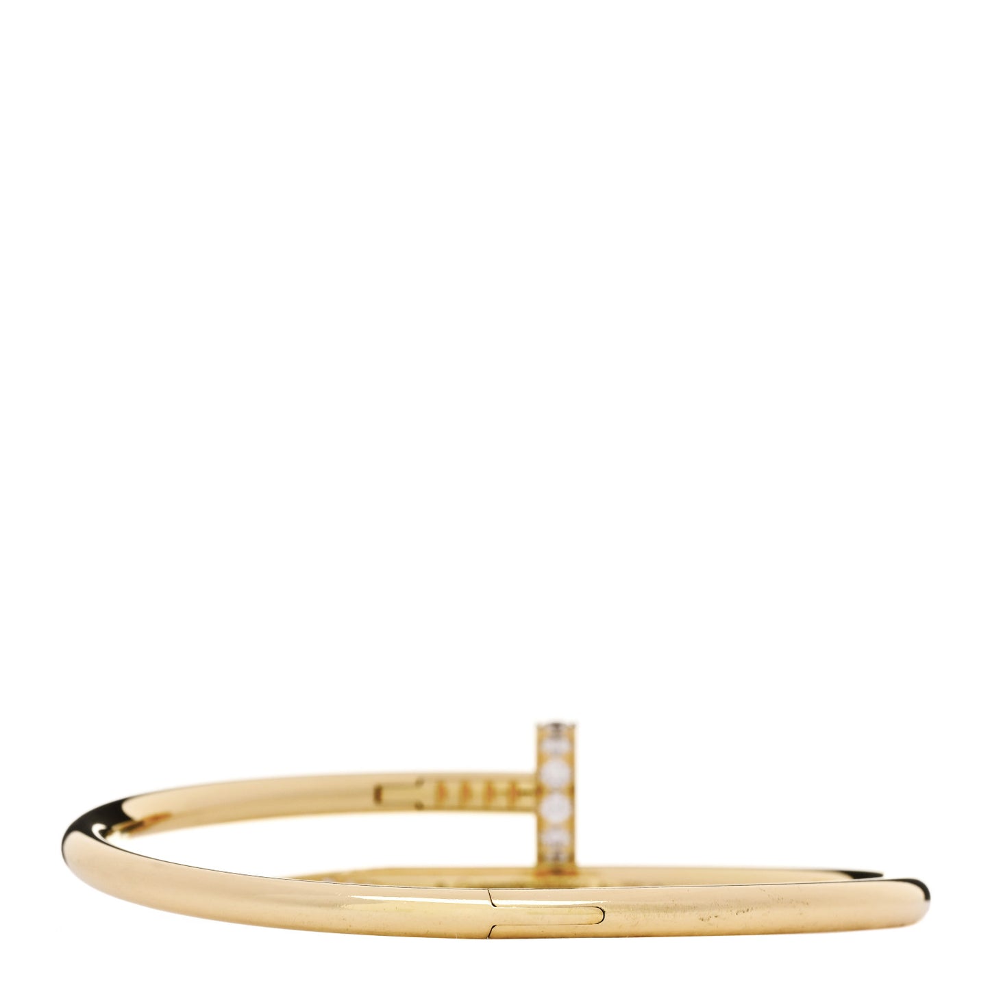 18K Yellow Gold Diamond Juste Un Clou Bracelet 16