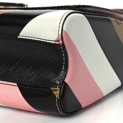 Louis Vuitton Epi Reverse Monogram Twist Shoulder Bag MM Rose Ballerine 7 of 8