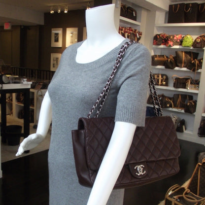 Chanel Lambskin Coco Rain Flap Bordeaux 3 of 13