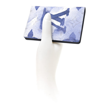 Louis Vuitton Monogram Watercolor Pocket Organizer Blue 2 of 7