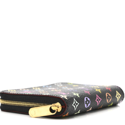 Louis Vuitton Monogram Multicolor Zippy Coin Purse Black Grenade 8 of 9