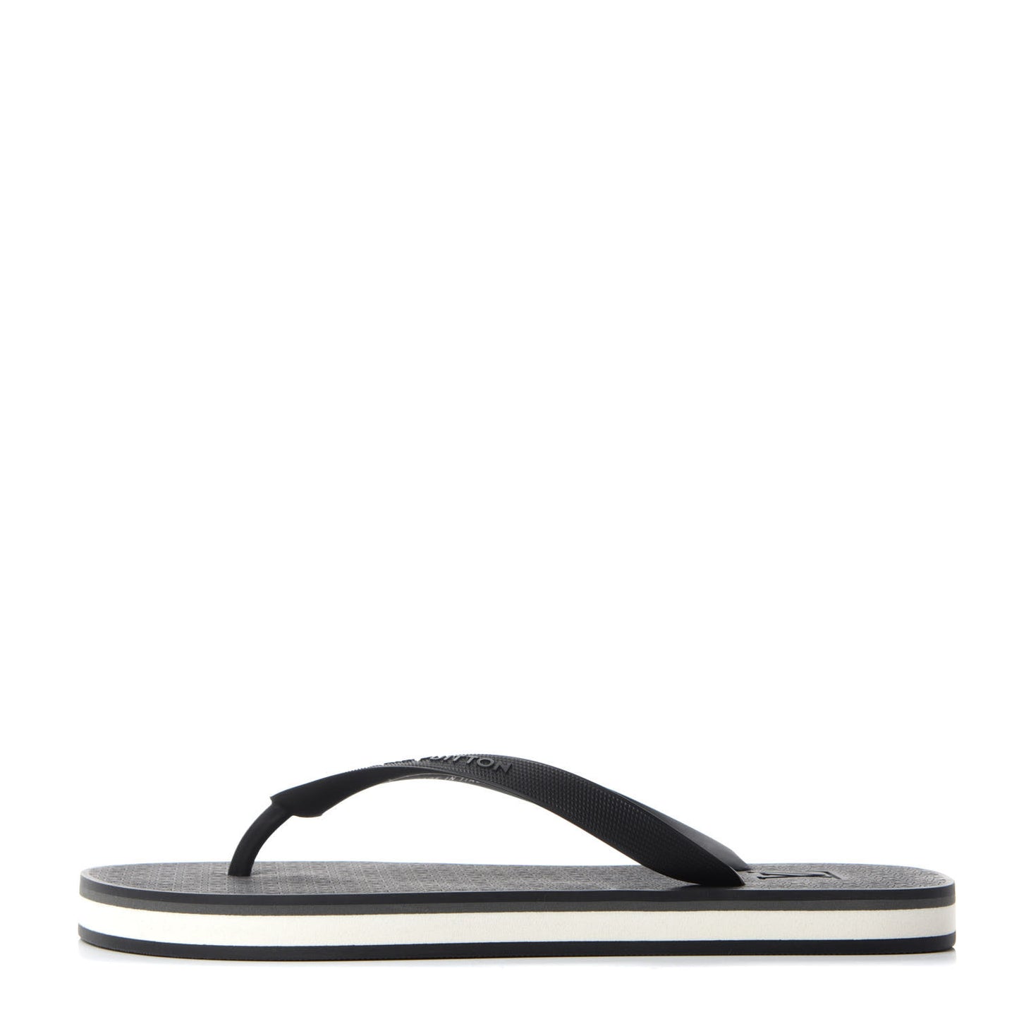 Rubber Mens Molitor Thong Sandals 7 Black