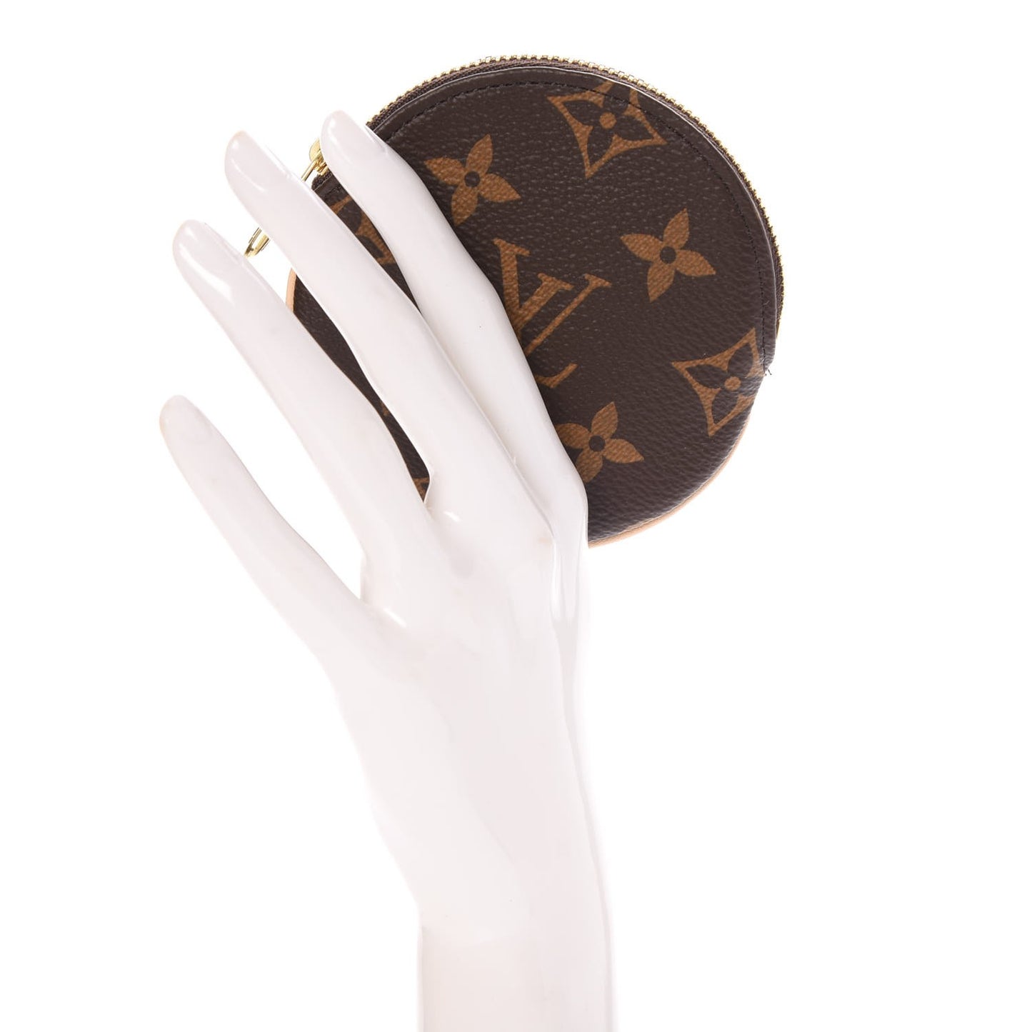 Monogram Round Coin Purse