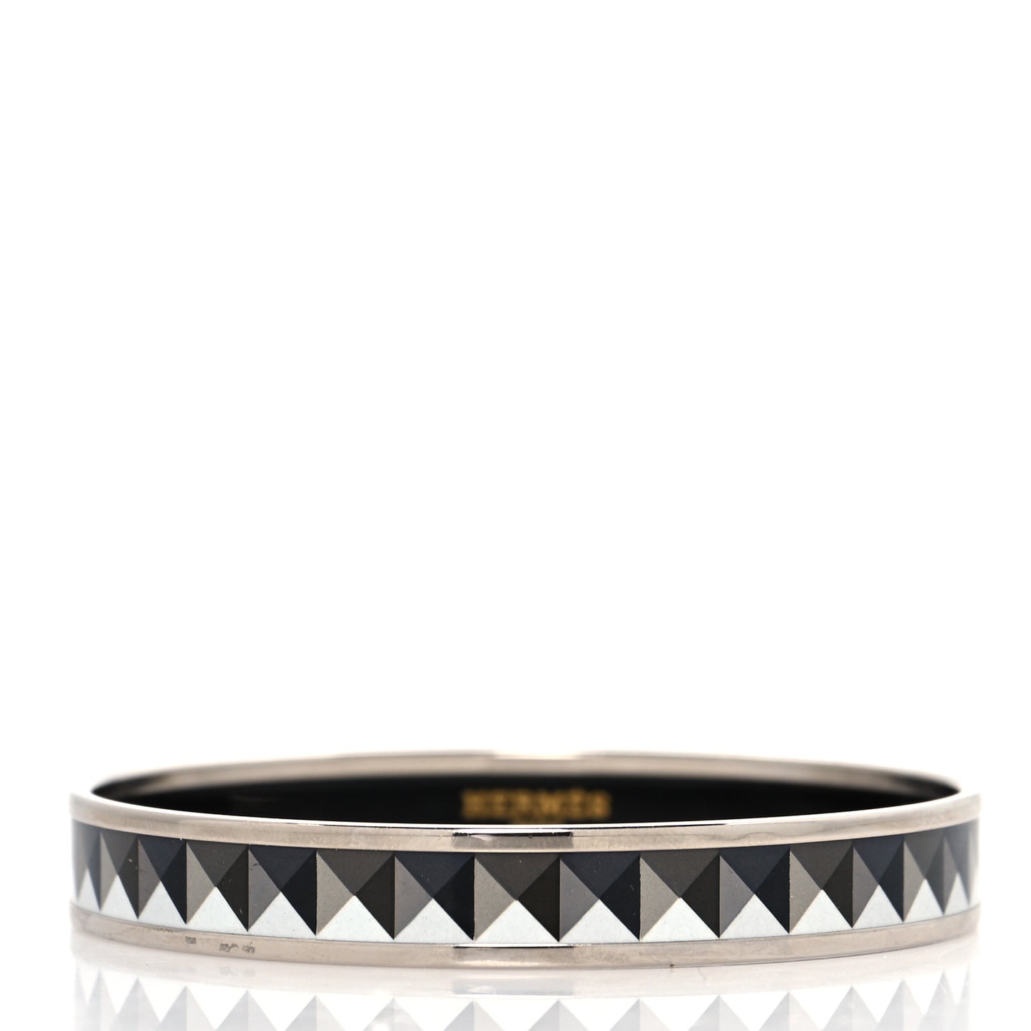 Enamel Printed Narrow Clous en Trompe l'Oeil Bracelet 70