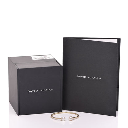 David Yurman 18K Yellow Gold Pearl 8.5mm Solari Bracelet 6 of 6