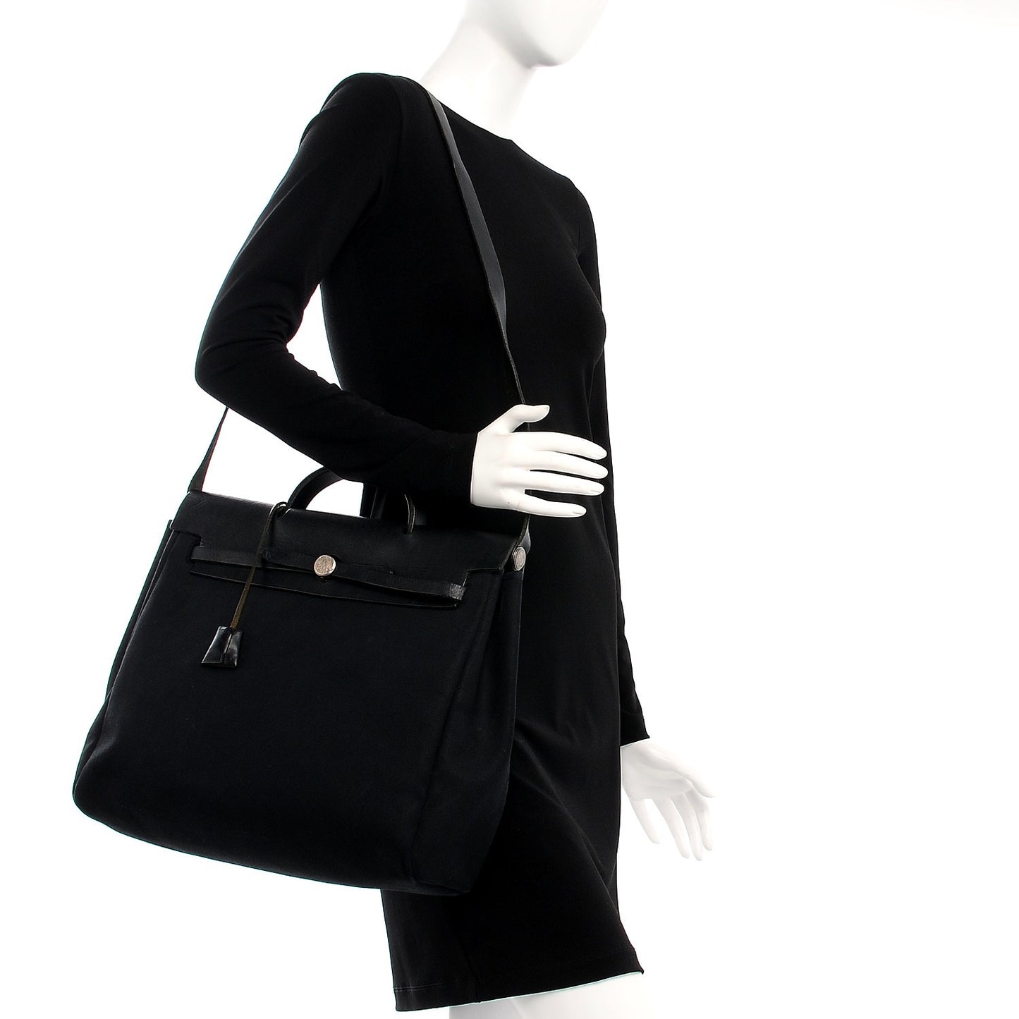 Toile Vache Calfskin Herbag 39 MM Black