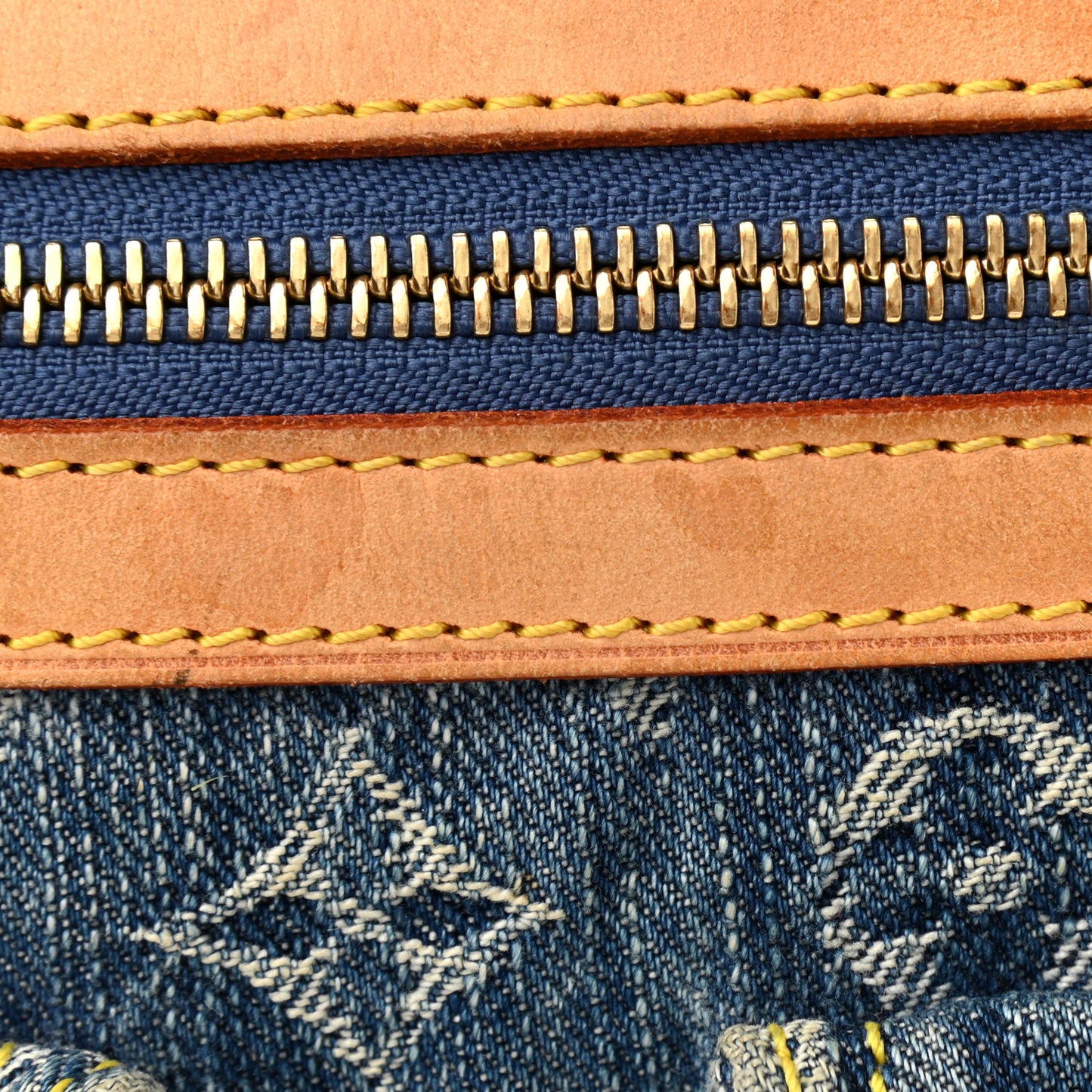 Monogram Denim Baggy PM Blue