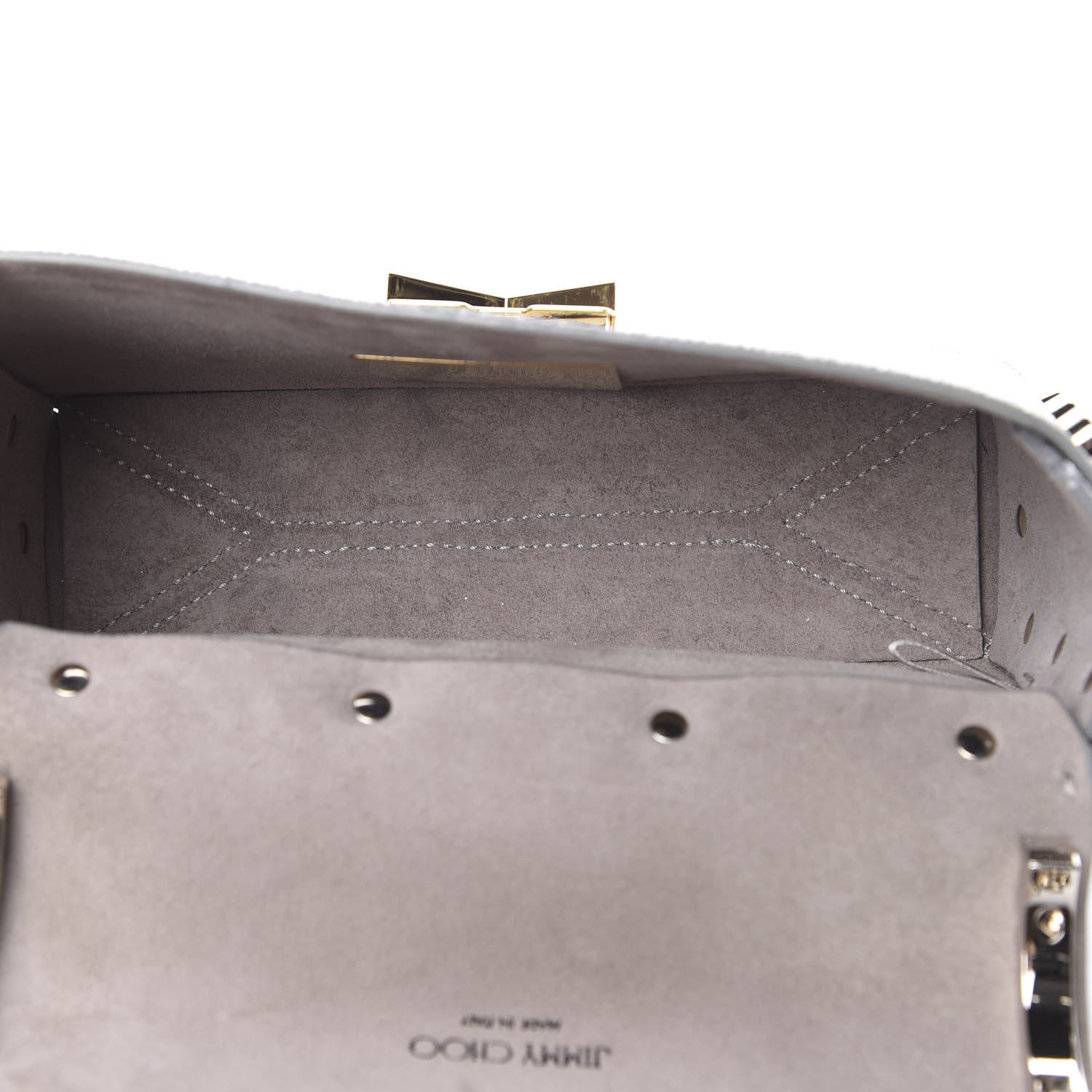 Jimmy Choo Stingray Petite Lockett Shoulder Bag Silver 5 of 9