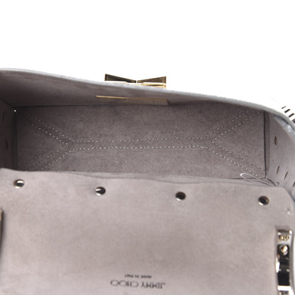 Jimmy Choo Stingray Petite Lockett Shoulder Bag Silver 5 of 9