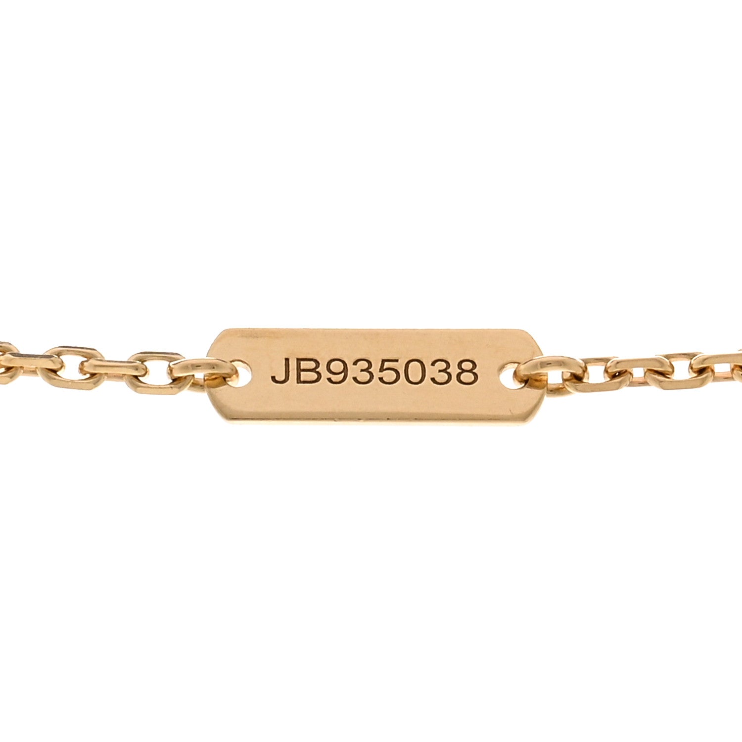 Van Cleef & Arpels VAN CLEEF & ARPELS 18K Yellow Gold Mother of Pearl Vintage Alhambra Pendant Necklace 5 of 5