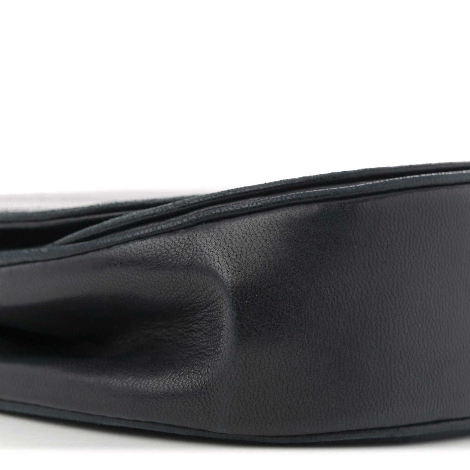 Chanel Lambskin Ribbon Quilted Small Single Flap Navy 9 of 12