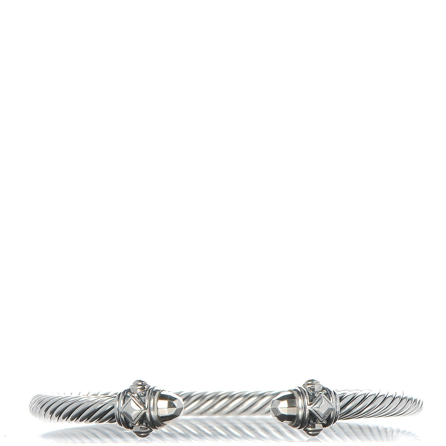 David Yurman Sterling Silver 5mm Renaissance Bracelet 1 of 5