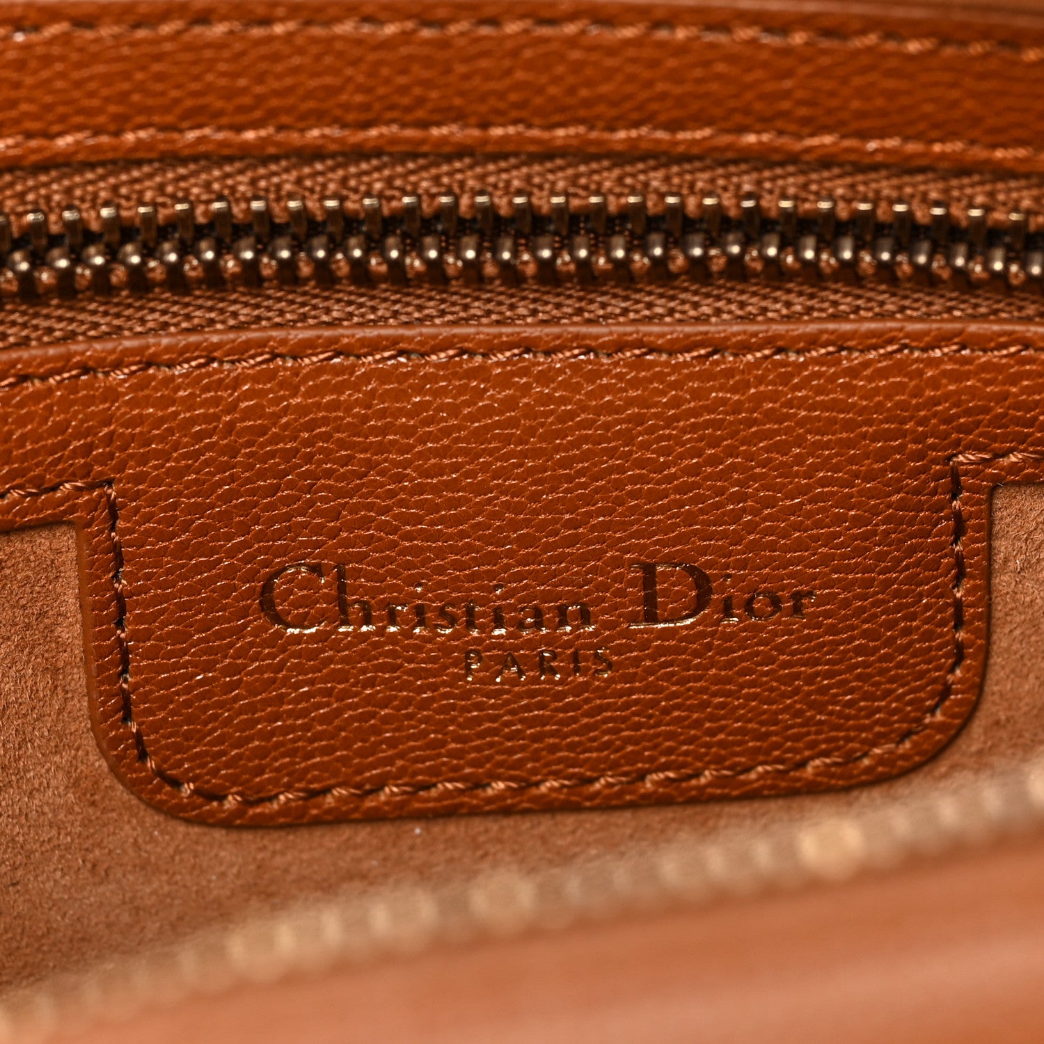 Christian Dior Goatskin Double Saddle Pouch Golden Saddle 6 of 8
