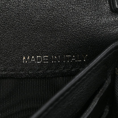 Valentino Garavani Vitello Rockstud Flap Wallet on Chain Black 10 of 27