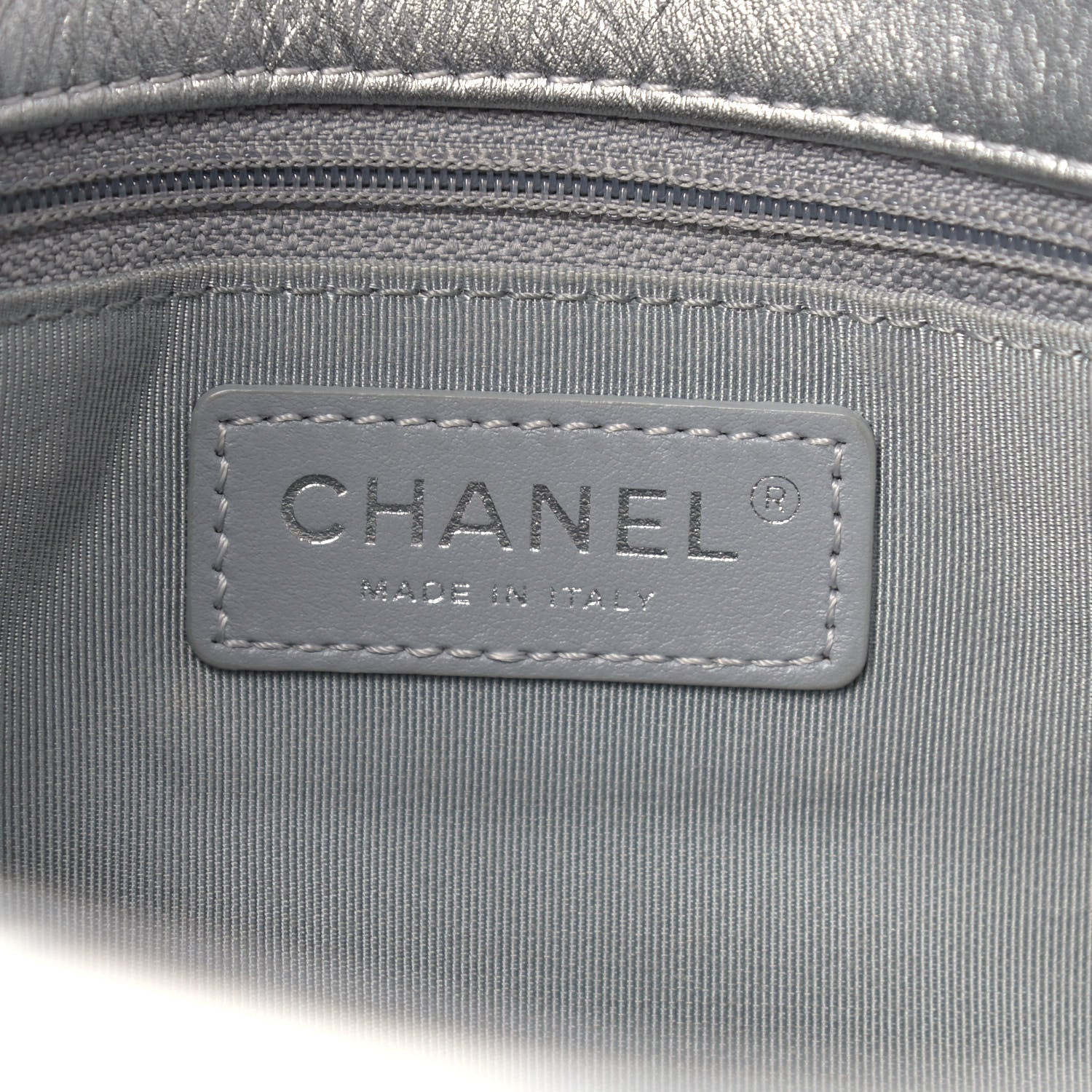 Chanel Crackled Aged Calfskin Big Bang Flap Silver 6 of 9