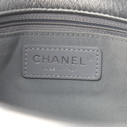 Chanel Crackled Aged Calfskin Big Bang Flap Silver 6 of 9