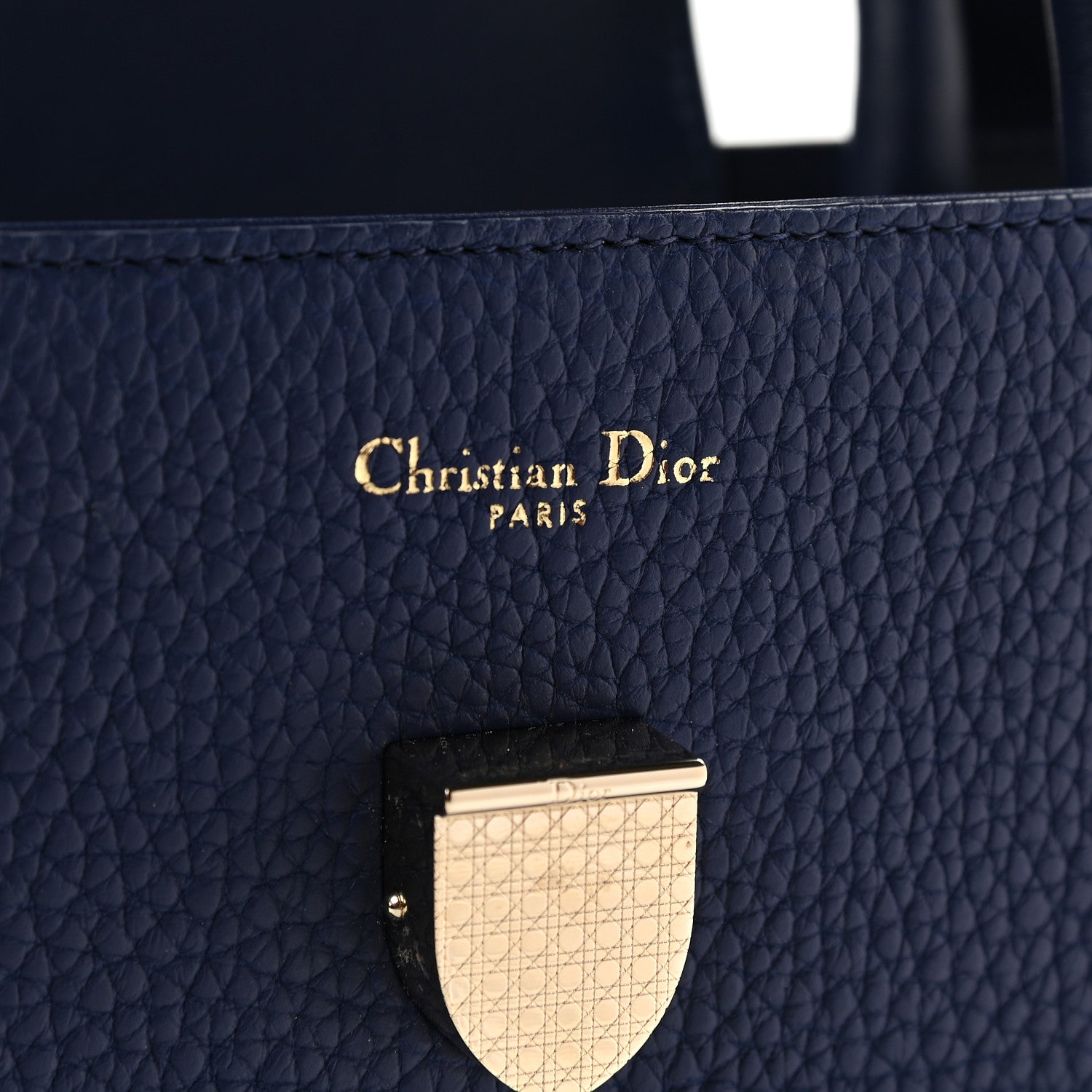 Christian Dior Bullcalf Medium Diorever Flap Navy 5 of 7