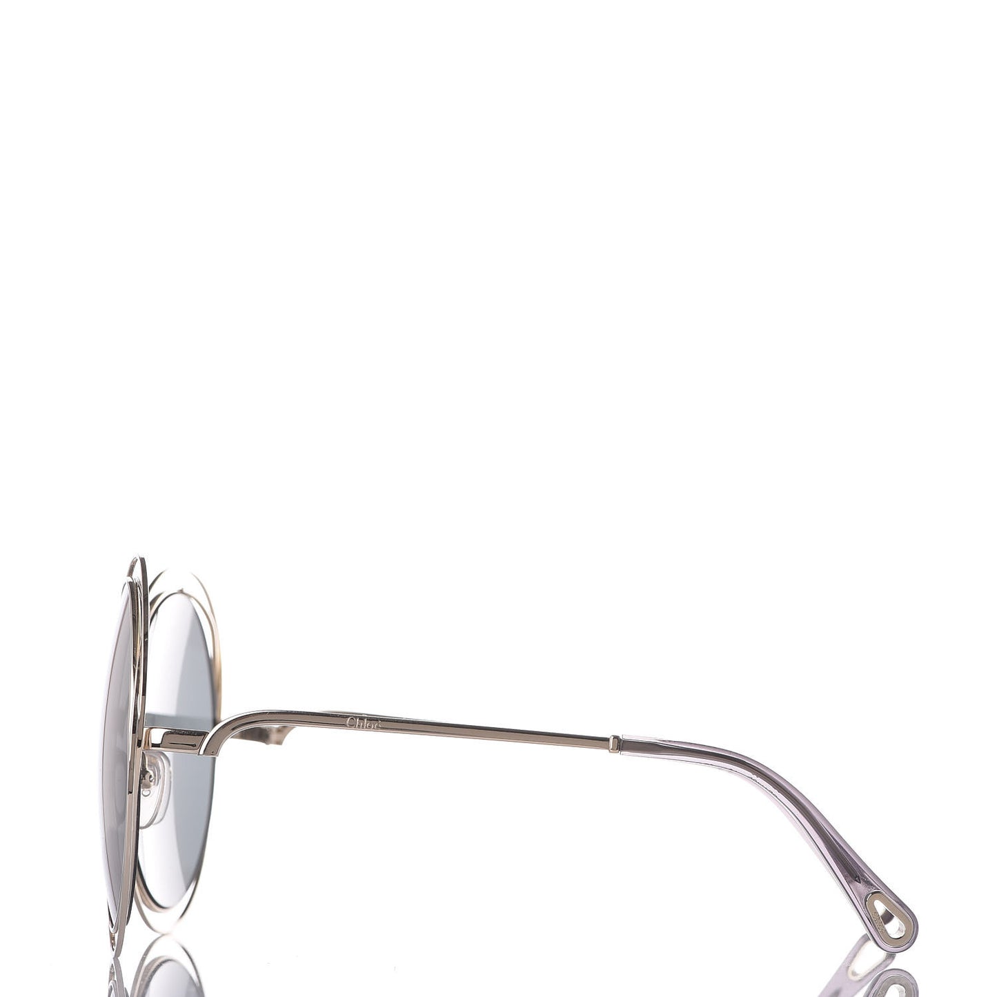 Oversize Round Carlina Oversized Round Sunglasses CE114S Gold Grey Metallic