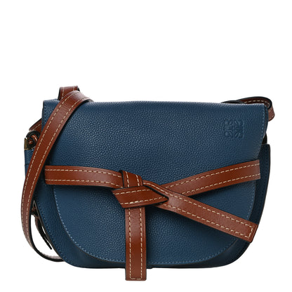 Loewe Grained Calfskin Small Gate Crossbody Bag Varsity Pecan 1 of 10