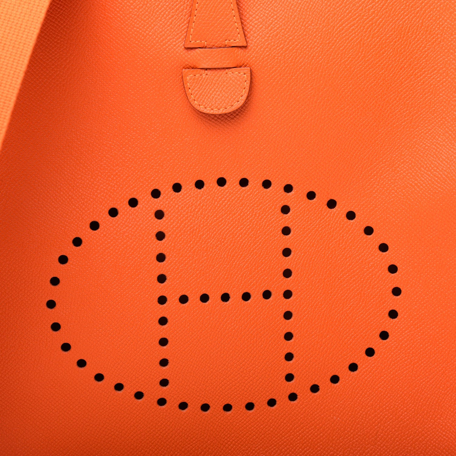 Hermes Epsom Evelyne III PM Orange 9 of 9