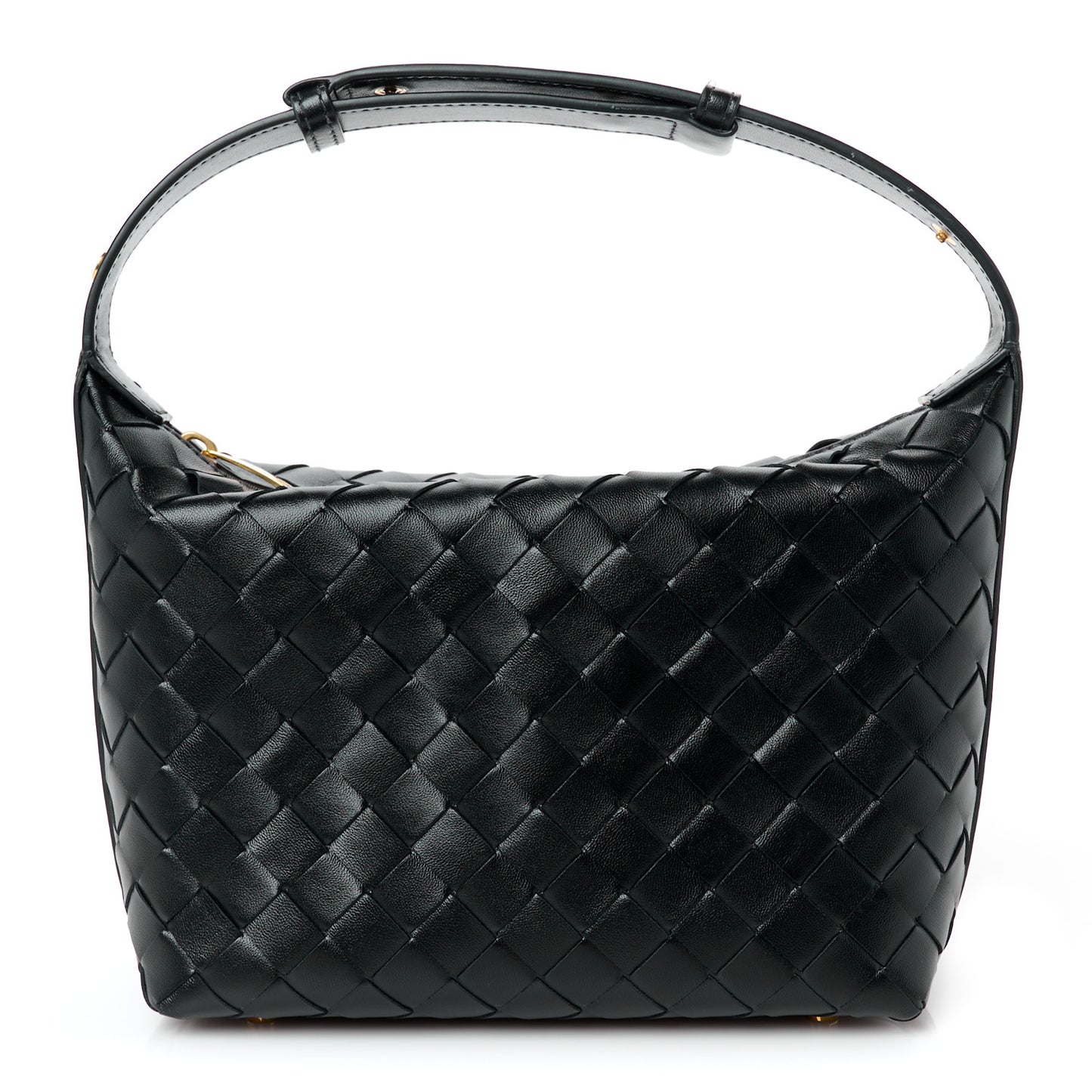Calfskin Nappa Intrecciato Mini Wallace Black