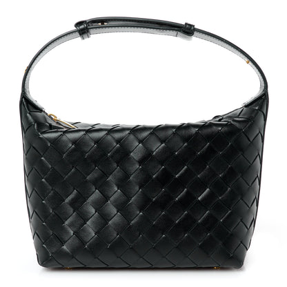Bottega Veneta Calfskin Nappa Intrecciato Mini Wallace Black 1 of 12