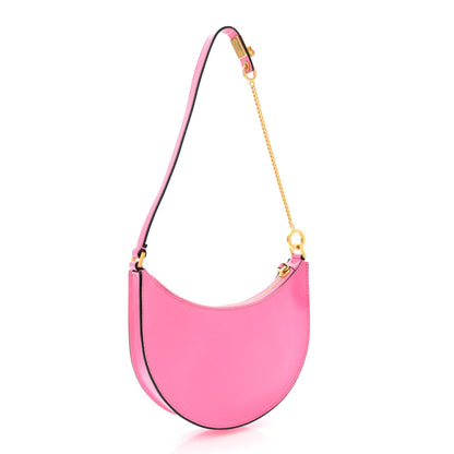 Valentino Garavani Grainy Calfskin Mini Vlogo Hobo Bag Feminine Pink 3 of 13