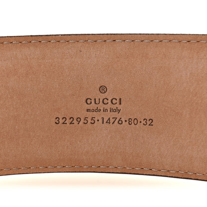 Gucci Calfskin Bamboo Buckle Belt 80 32 Brown 3 of 5