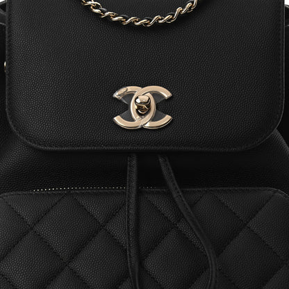 Chanel Caviar Quilted Business Affinity Backpack Black 8 of 11