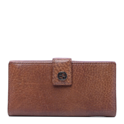 Gucci Calfskin Miss GG Continental Wallet Old Naturale 1 of 6