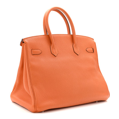 Hermes Togo Birkin 35 Orange 3 of 10