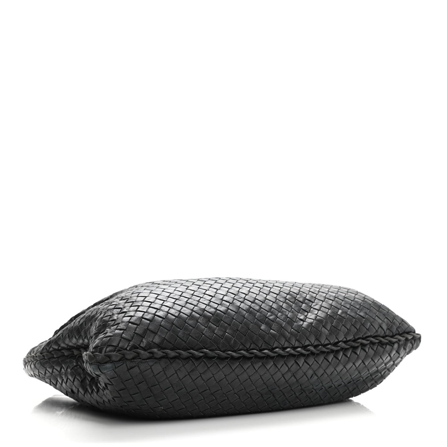 Nappa Intrecciato Large Veneta Hobo Black