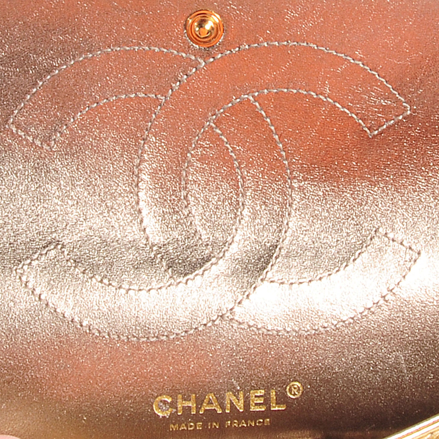 Chanel Aged Calfskin 2.55 Reissue 225 Flap Metallic Gold 6 of 8