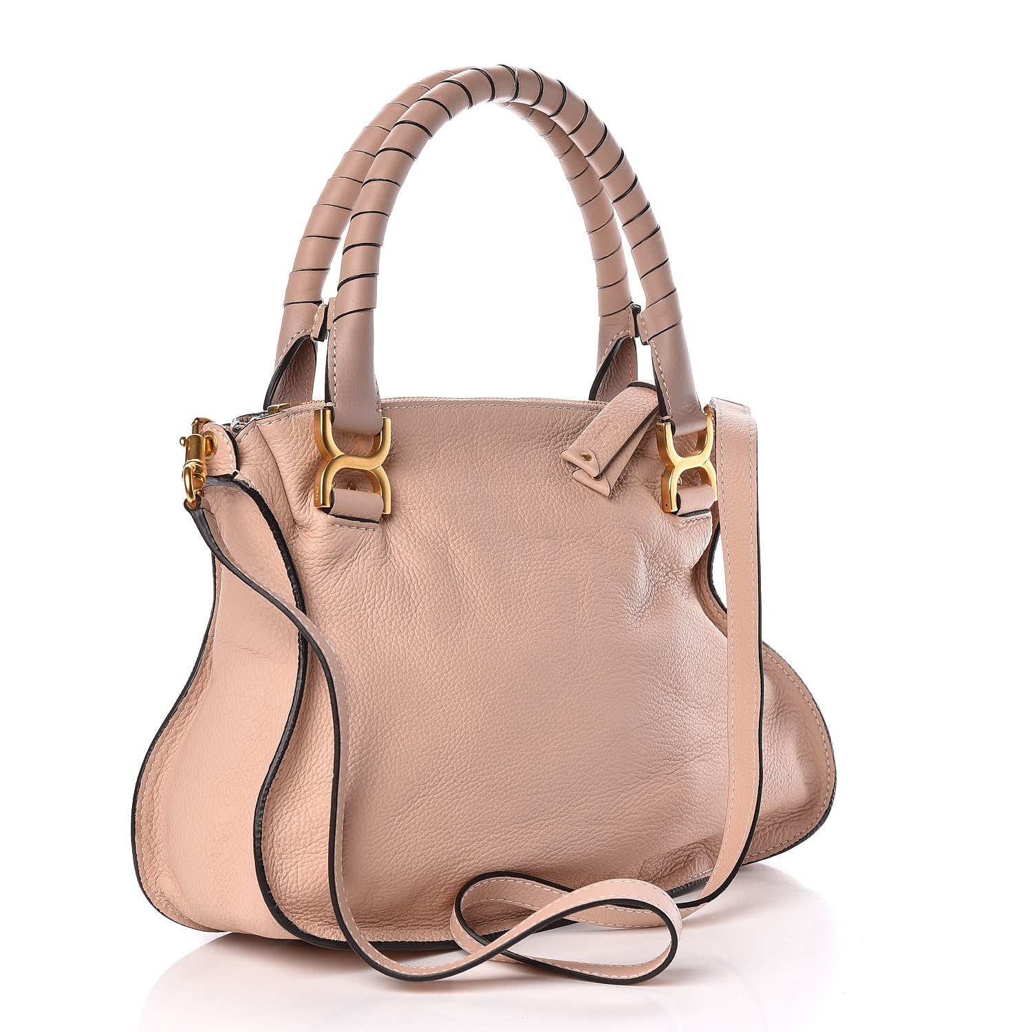 Chloe Calfskin Medium Marcie Satchel Blush Nude 3 of 11