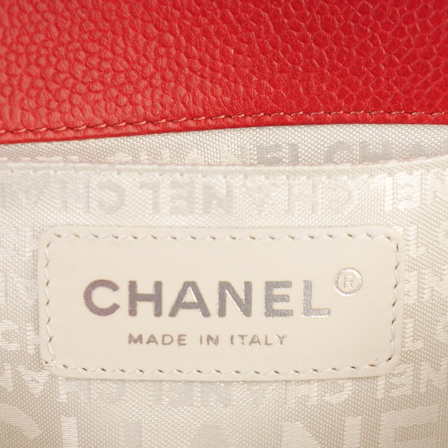 Chanel Caviar Mini Chocolate Bar Camellia Flap Red 6 of 7